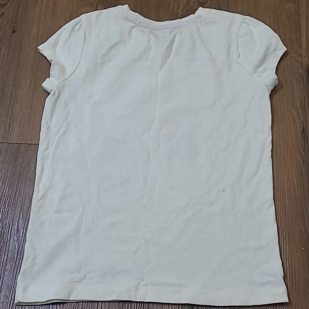 Gymboree Cream T-Shirt with Owl Design used exelente condition. zise 10 for girl